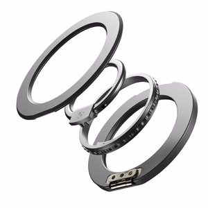 AmazingThing Titan Pro Lens Ring Set maciņš modelim iPhone 18 Pro, ar kameras aizsargu un magnētisko gredzenu, saderīgs ar MagSafe – krāsa: melna