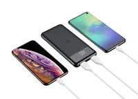 VEGER portatīvais lādētājs 10000 mAh L11 (W1087) melna
