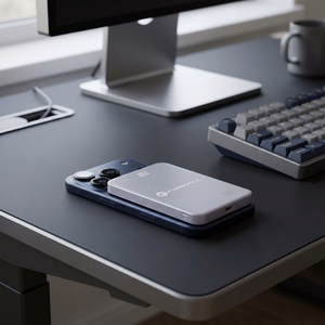 Portatīvais lādētājs saderīgs ar MagSafe Forcell F-Energy SuperSlim F5K8 QC4.0 PD3.0 15W 5000 mAh violets