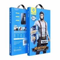 5D Mr. Monkey aizsargstikls – Samsung Galaxy S25 Edge melns (Strong Privacy)