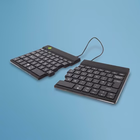 Tastatūra bezvadu kompakta ergonomiska melna RGOSBUKWLBL R-Go Tools