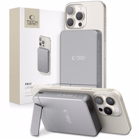 Portatīvais lādētājs Tech-Protect PB14 LifeMag MagSafe 10000 mAh - pelēka