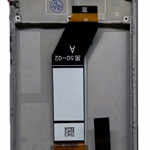 LCD ekrāns Xiaomi Redmi 10 2022 ar skārienjutīgo ekrānu un rāmi melns ORG