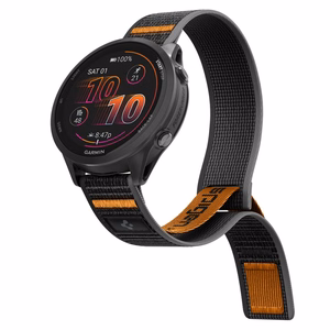 Spigen Athlex Airna Garmin Quick Release 22 mm siksniņa, melna un oranža
