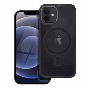 COLOR EDGE MAG COVER viedtālruņa apvalks savietojams ar MagSafe iPhone 12 / 12 Pro melns
