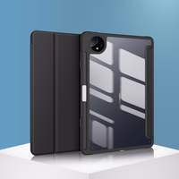 Dux Ducis Toby viedtālruņa apvalks Huawei MatePad Pro 11'' (2022) apvalks ar S Pen pildspalvas gudro statīvu melns