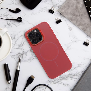 FRAME MAG COVER magnētiskais viedtālruņa apvalks, savietojams ar MagSafe, IPHONE 16 PRO MAX, purpura krāsā