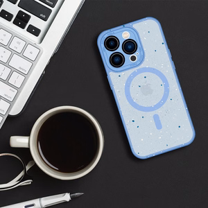 Tel Protect Magnētiskais Splash matētais viedtālruņa apvalks Iphone 15 Pro Max (m) - gaiši zils