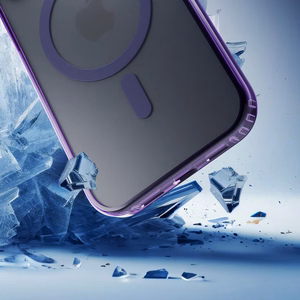 Чехол 3mk Frosty MagCase для iPhone 17 - фиолетовый
