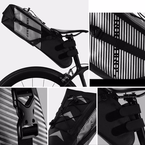 Rockbros AS-013 10L soma zem velosipēda sēdekļa, melna