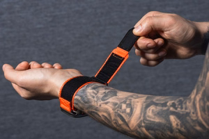 FORCELL F-DESIGN FA05 neilona siksniņa APPLE pulkstenim 38 / 40 / 41 mm oranža