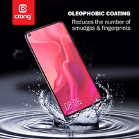 Crong 7D Nano elastīgs Glass - 9H Hybrid Glass Full Screen OPPO realme C11