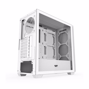 Darkflash DS900WS ATX datora korpuss bez ventilatoriem (balts)