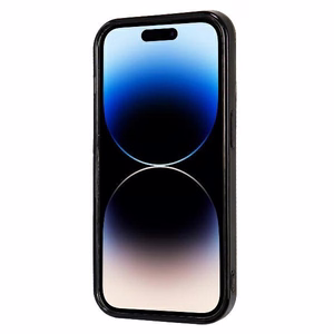 Audi IML Sporta Magnētiskais viedtālruņa apvalks iPhone 14 Pro Max 6.7" melns/melns cietais apvalks AU-IMLMIP14PM-RSQ/D2-BK
