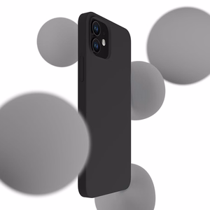 3mk silikona viedtālruņa apvalks iPhone 12 mini - melns