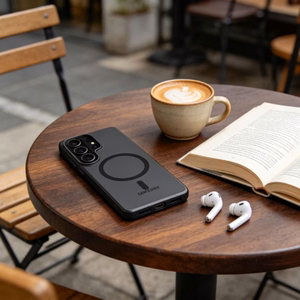 Tech-Protect MagSlim MagSafe Maciņš for Samsung Galaxy S26 Ultra - Matēts melns