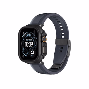 AmazingThing Minimal aizsargājošs vāciņš Apple Watch UItra 3 49mm - Melns