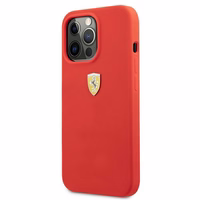 Ferrari FESSIHCP13XRE iPhone 13 Pro Max 6.7" ciets silikona viedtālruņa apvalks sarkans/sarkans