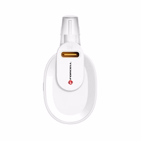 Portatīvais lādētājs Forcell F-Energy Power Plug F5K3 PD 20W 5000 mAh ar iebūvētu savienotāju USB C balta