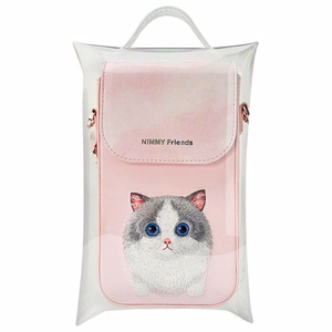 Nimmy Big Eyed Pet 2.0 Kaķis Viedtālruņa apvalks - rozā