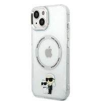 Karl Lagerfeld KLHMP14MHNKCIT iPhone 14 Plus 6.7" kietais apvalks caurspīdīgs