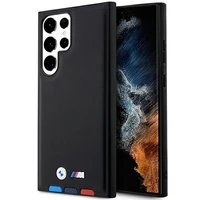 BMW BMHCS23L22PTDK S23 Ultra S918 melns/melns ādas apvalks Trīskrāsu