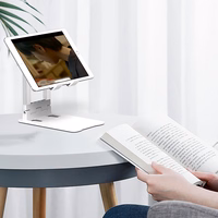 Wozinsky WPT-K28 galda statīvs tālrunim, planšetdatoram, viedtālrunim, salokāms - balts