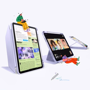 ESR Atveramais hibrīda apvalks iPad 10.9" 2020-2022 (4/5 gen.) / 11" 2024-2025 (6/7 gen.) - violets