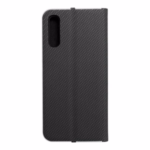 Чехол-книжка для Samsung A50 Luna Book Carbon чёрный