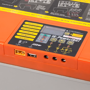 Dziļās izlādes gēla akumulators ar displeju, 12 V 100 Ah