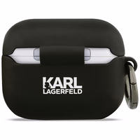 Karl Lagerfeld Silicone Choupette Head 3D macins AirPods Pro 3 - melns