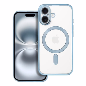 ELECTRO MAG COVER viedtālruņa apvalks saderīgs ar Magnētisko IPHONE 16 zils