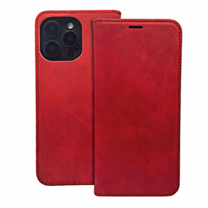 Smart Suede maciņš Honor 600 / Honor 600 Pro, sarkans