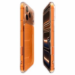 Spigen Thin Fit MagSafe Чехол для iPhone 17 Pro Max - прозрачный оранжевый