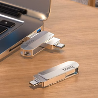 HOCO zibatmiņa USB A + Type C UD10 32GB USB3.0