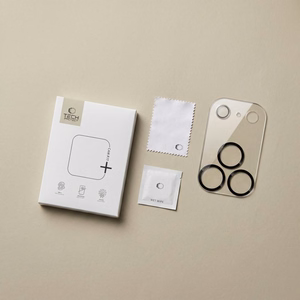 Caurspīdīgs Tech-Protect Cam Fit+ rūdīta stikla kameras aizsargs Apple iPhone 18 Pro tālrunim