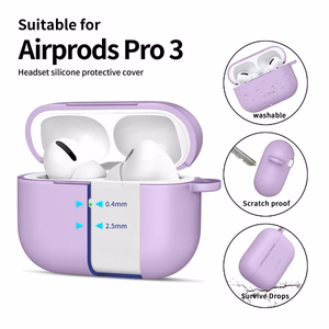 Tech-Protect Silicone Hook Case for AirPods Pro - Purple