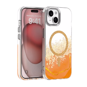 Epoxy Mag maciņš iPhone 13 / 14 6,1" oranžs