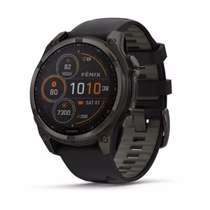 Viedpulkstenis Garmin Fenix 8 Sapphire Solar melns/pelēks