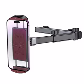 HOCO teleskopiskais automašīnas turētājs galvas balstam (4,5" - 13") H69 melns un sarkans