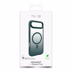 Puro Gradient TPU apvalks saderīgs ar MagSafe iPhone 17 Air - tirkīza