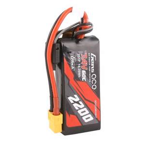 GensAce G-Tech LiPo 2200 mAh 7,4 V 60C 2S1P XT60 akumulators