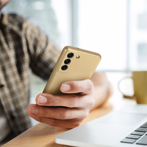 Maciņš for Samsung A37 5G Metallic zelta