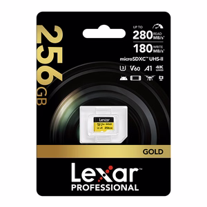 Atmiņas karte Lexar GOLD microSDXC 256 GB