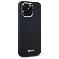 DKNY Vienkāršs logotips Magnētiskais viedtālruņa apvalks iPhone 14 Pro Max - melns