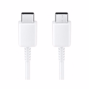 Samsung EP-DN975BWE USB-C - USB-C 5A 1m kabelis (lielapjoma – aizstājējiepakojums) – balts
