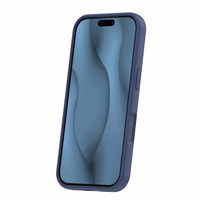 Silikona Thin Mag maciņš for iPhone 17 Pro 6,3" tumši zils
