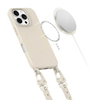 Tech-Protect MagNecklace MagSafe iPhone 16 Pro apvalks - bēšs