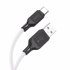 Kabelis USB-A uz USB-C Hoco 3A 1 m X90 balts