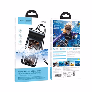 Hoco HX53 Treasure Mobilā telefona ūdensizturīga ādas soma